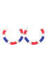 HALF OPEN HOOP FIMO DISC BEADS EARRINGS - Riah Fashion