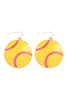 ME90169 - SPORTS ENAMEL FISH HOOK EARRINGS