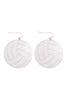 ME90169 - SPORTS ENAMEL FISH HOOK EARRINGS