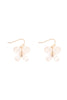 ME90311 - RESIN BUTTERFLY FISH HOOK EARRINGS