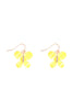 ME90311 - RESIN BUTTERFLY FISH HOOK EARRINGS