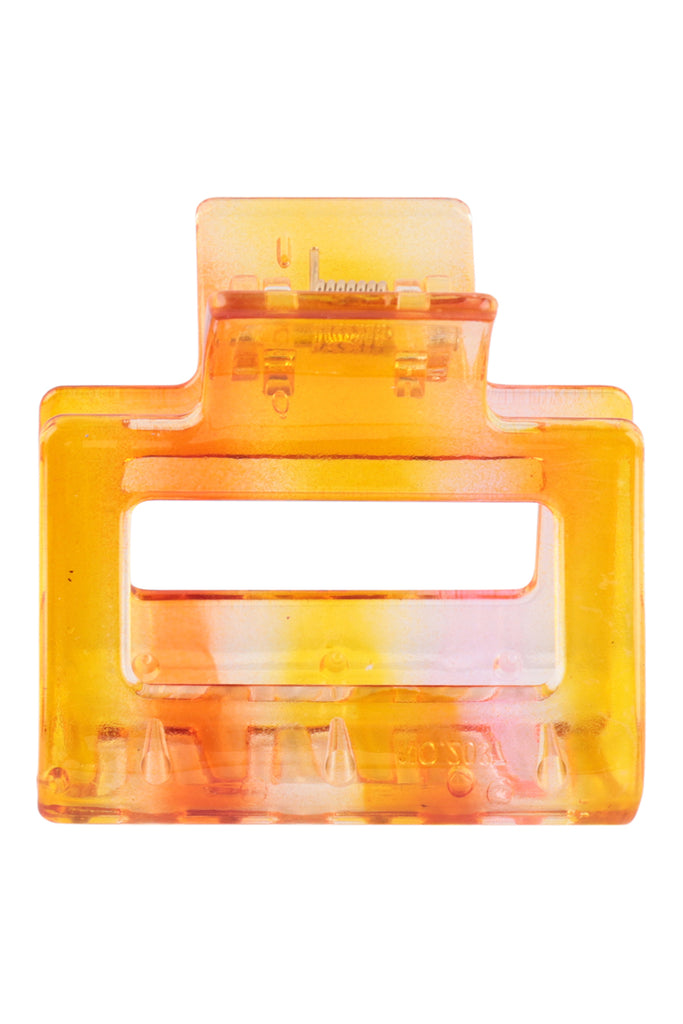 DYE RESIN SQUARE HAIR CLAW PIN HAIR ACCESSORIES