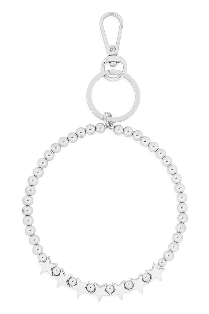 CCB STAR BEADS BRACELET KEYCHAIN