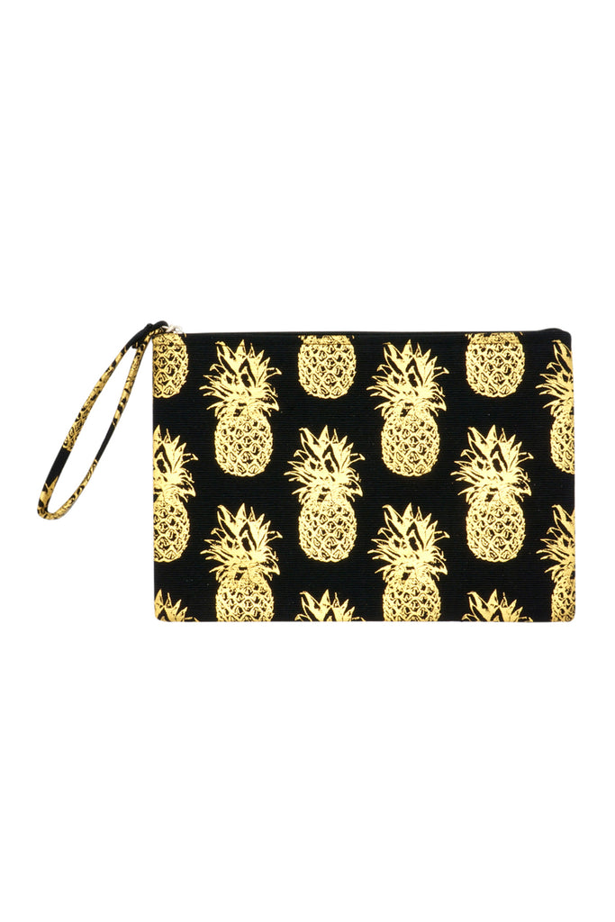 GOLD FOIL PINEAPPLE POUCH