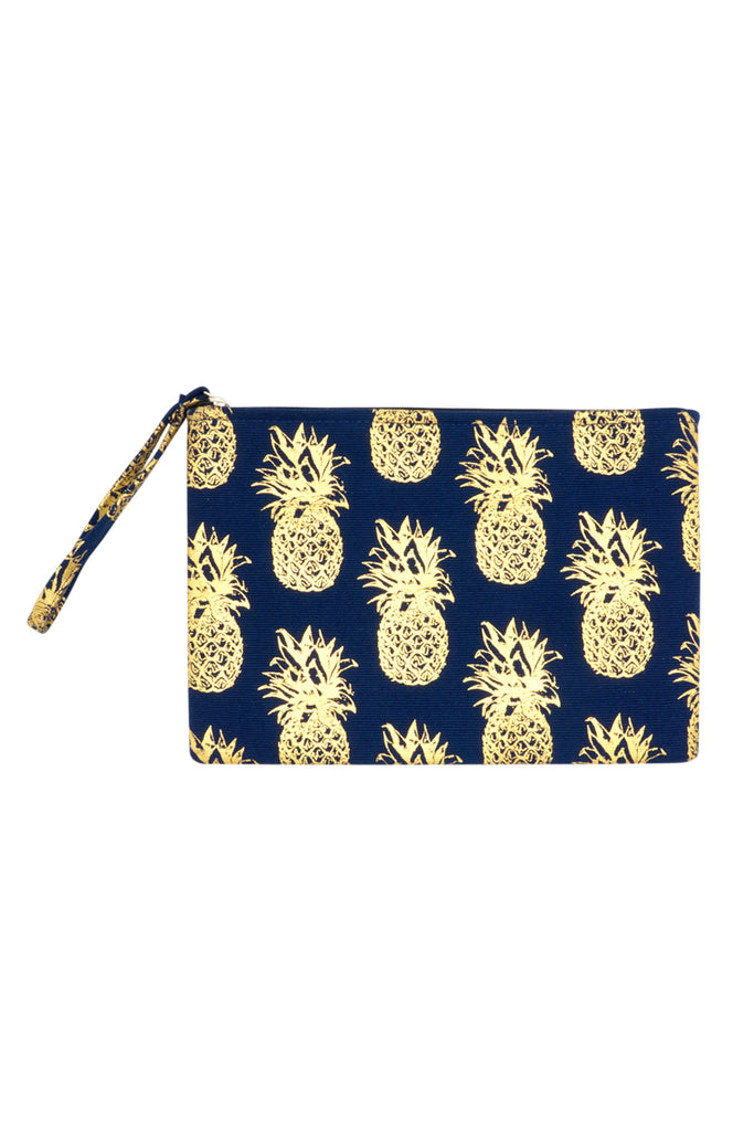 GOLD FOIL PINEAPPLE POUCH