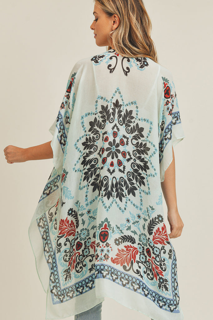 BOHEMIAN PRINT KIMONO