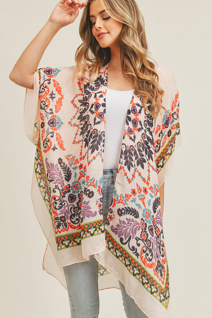 BOHEMIAN PRINT KIMONO