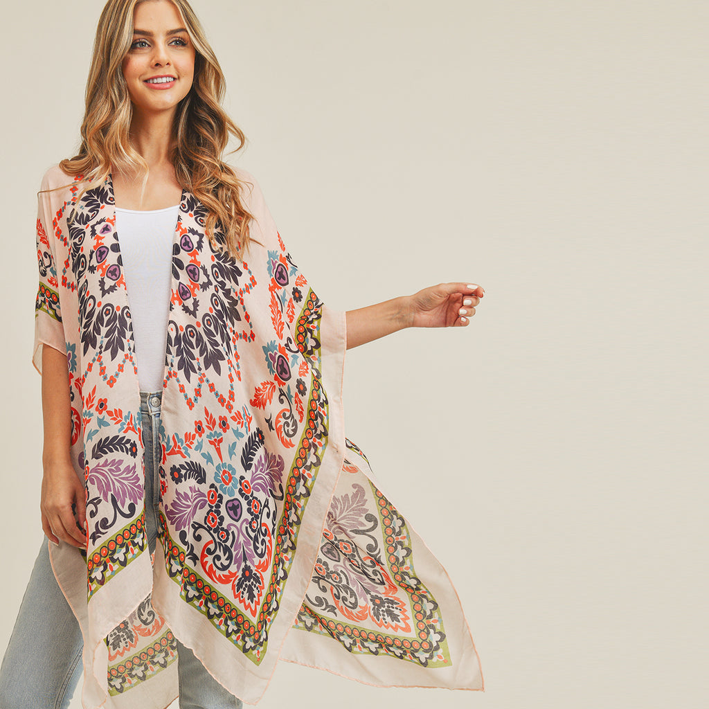 BOHEMIAN PRINT KIMONO