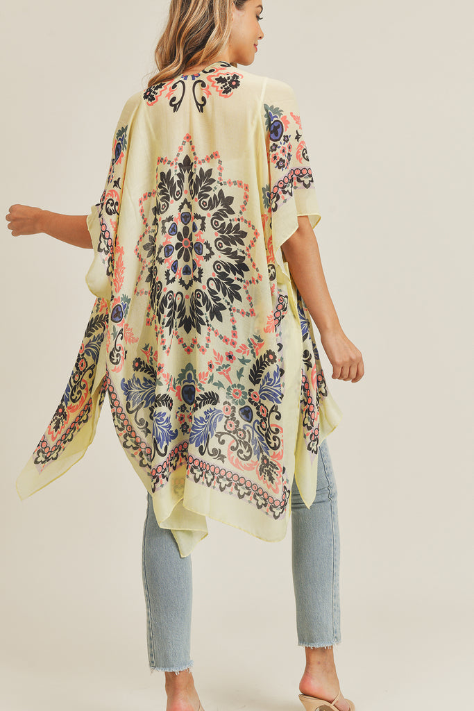 BOHEMIAN PRINT KIMONO