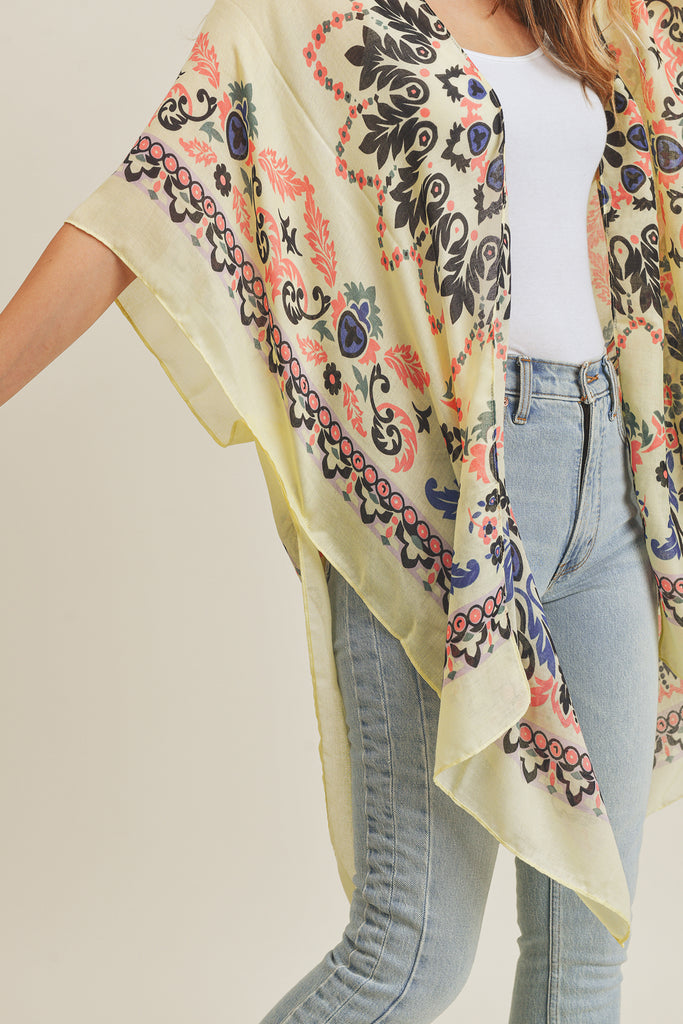 BOHEMIAN PRINT KIMONO