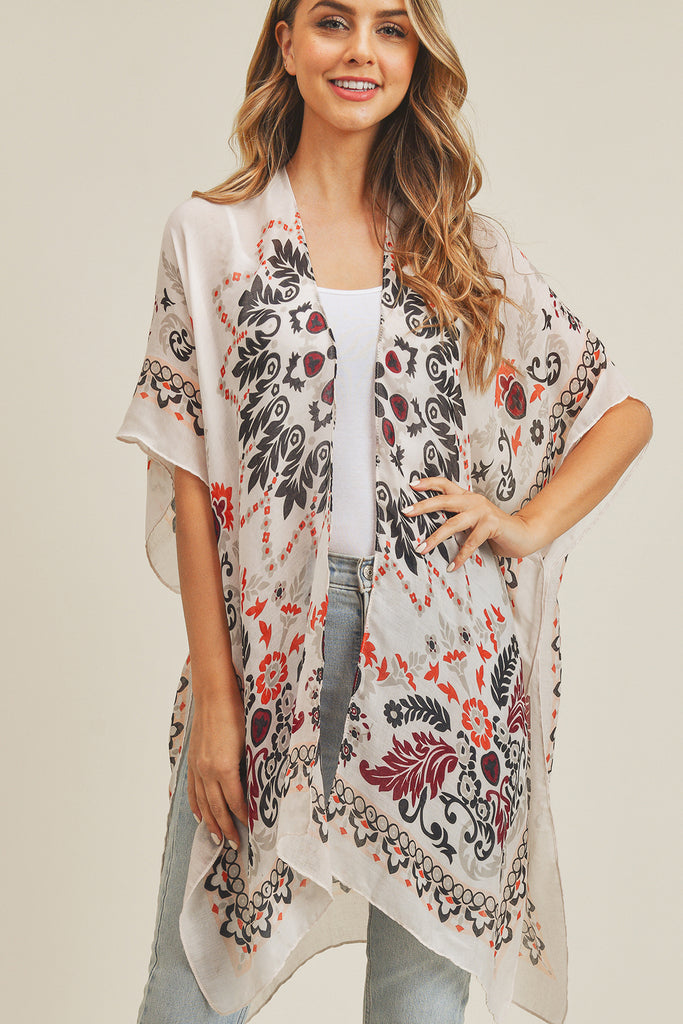 BOHEMIAN PRINT KIMONO