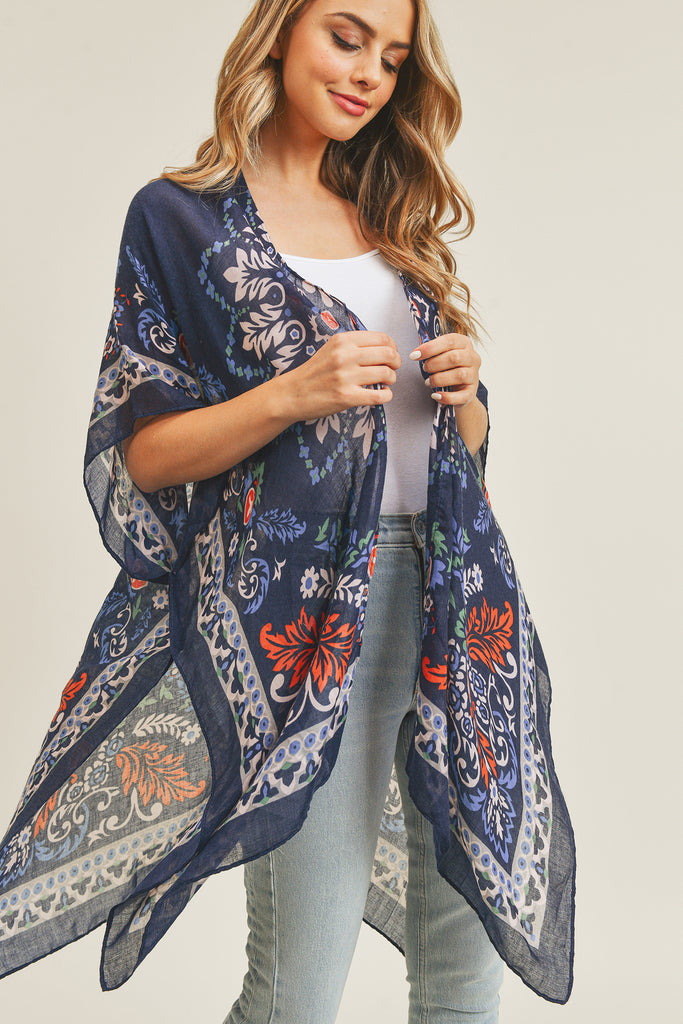 BOHEMIAN PRINT KIMONO