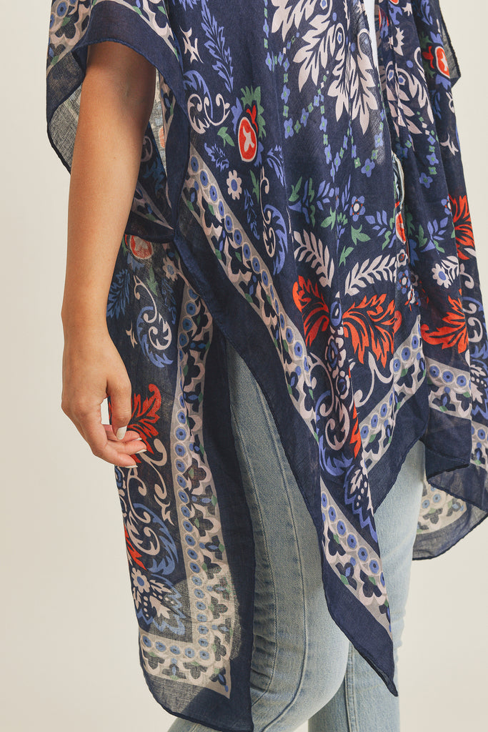 BOHEMIAN PRINT KIMONO