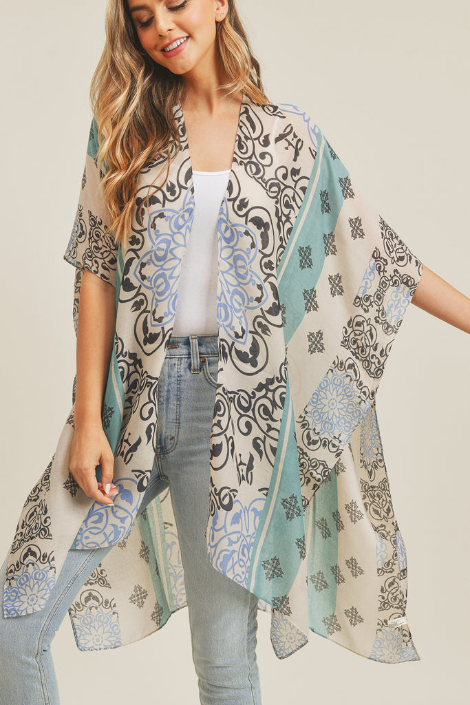 MS0211 - BOHEMIAN PATTERN KIMONO