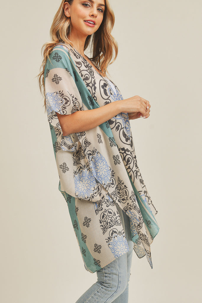 MS0211 - BOHEMIAN PATTERN KIMONO