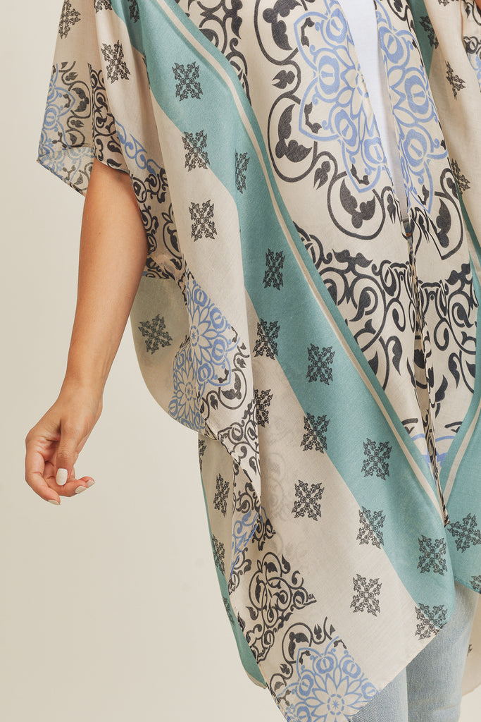 MS0211 - BOHEMIAN PATTERN KIMONO