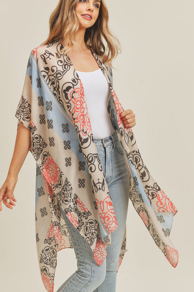 MS0211 - BOHEMIAN PATTERN KIMONO