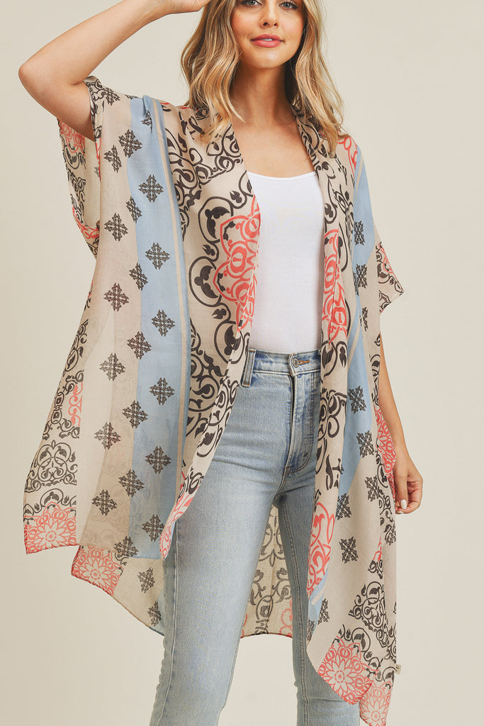 MS0211 - BOHEMIAN PATTERN KIMONO