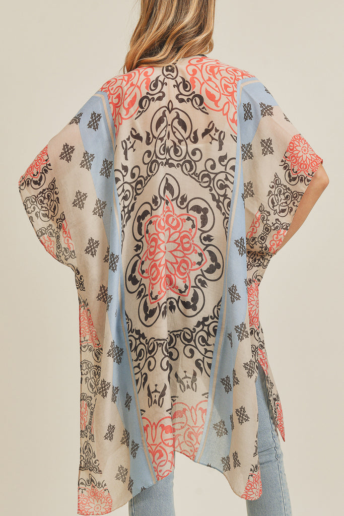 MS0211 - BOHEMIAN PATTERN KIMONO