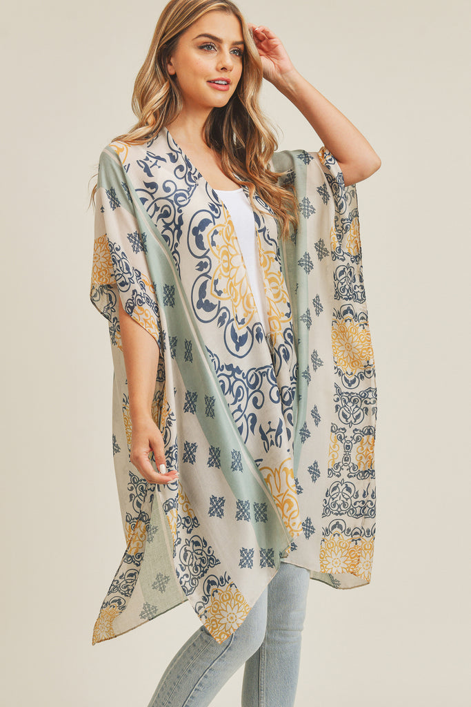 MS0211 - BOHEMIAN PATTERN KIMONO