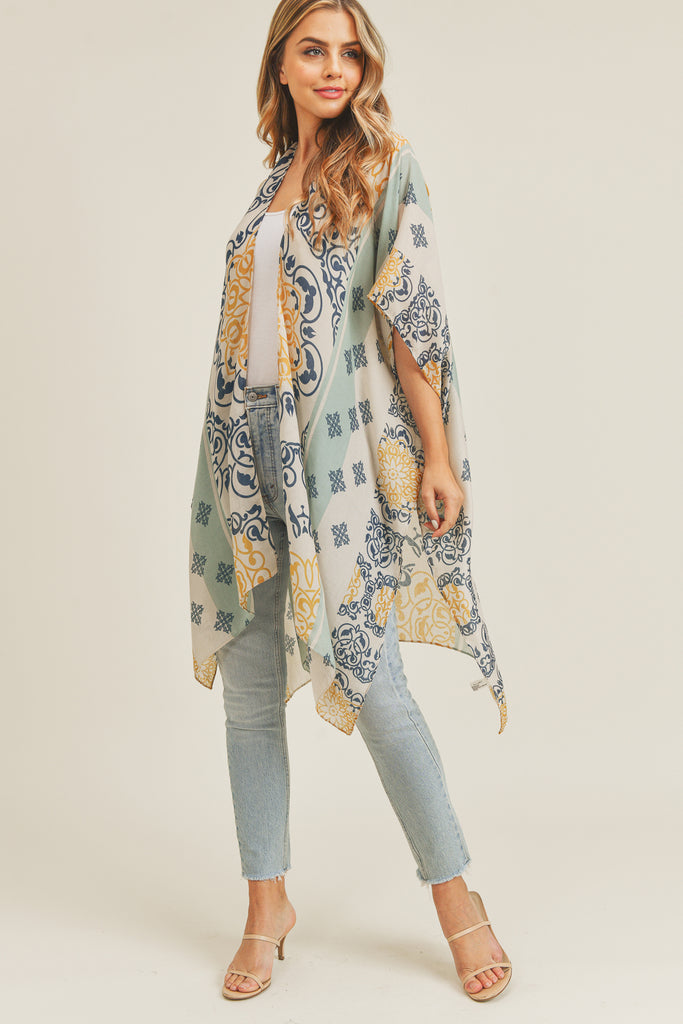 MS0211 - BOHEMIAN PATTERN KIMONO