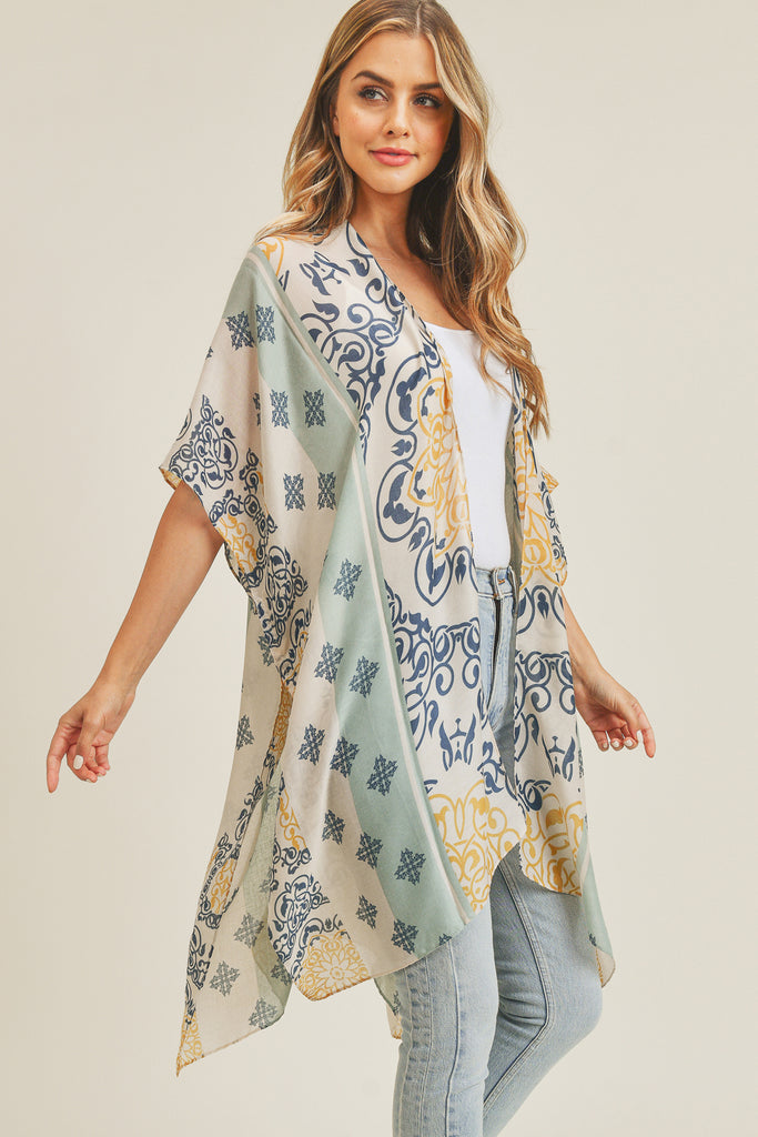 MS0211 - BOHEMIAN PATTERN KIMONO