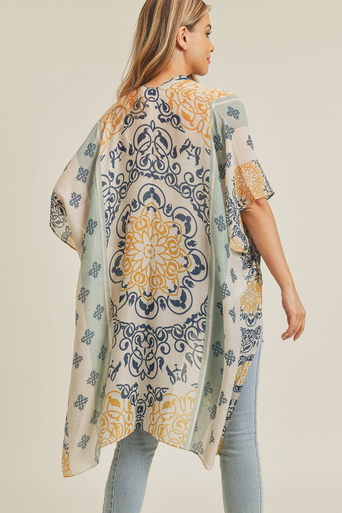 MS0211 - BOHEMIAN PATTERN KIMONO