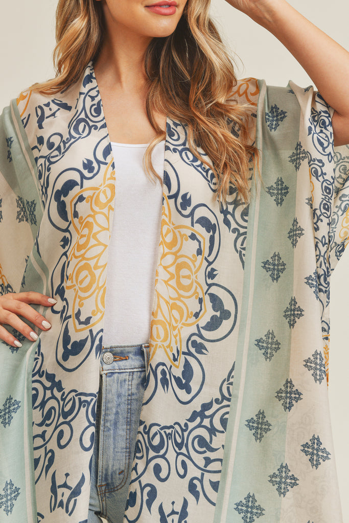 MS0211 - BOHEMIAN PATTERN KIMONO