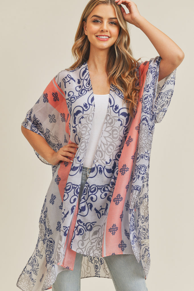 MS0211 - BOHEMIAN PATTERN KIMONO