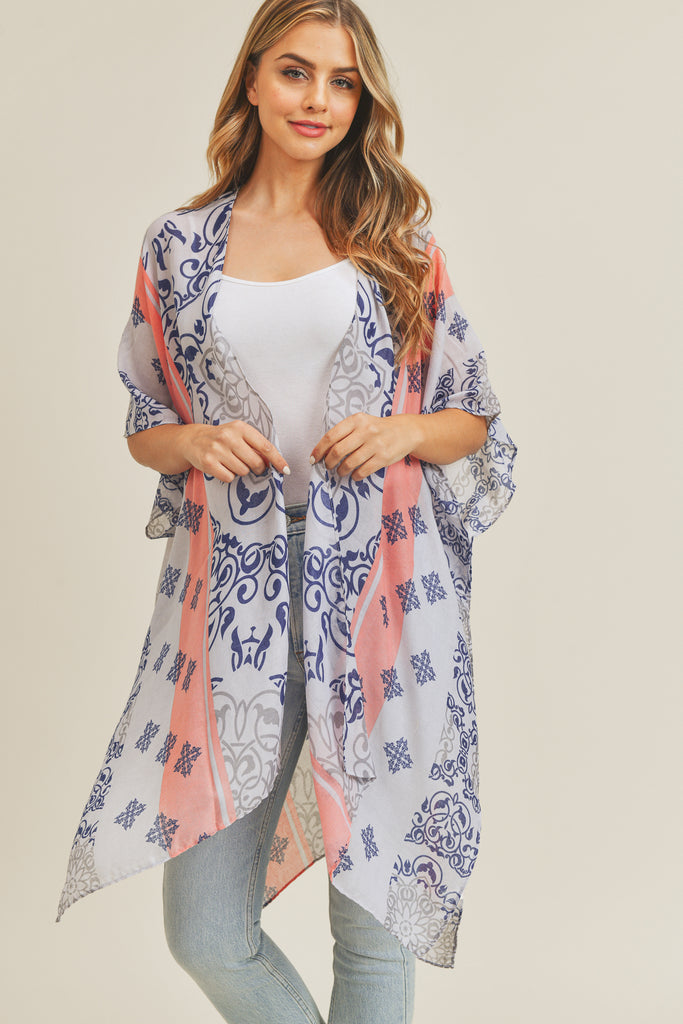 MS0211 - BOHEMIAN PATTERN KIMONO