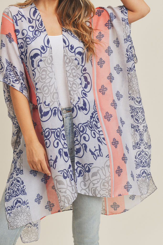 MS0211 - BOHEMIAN PATTERN KIMONO