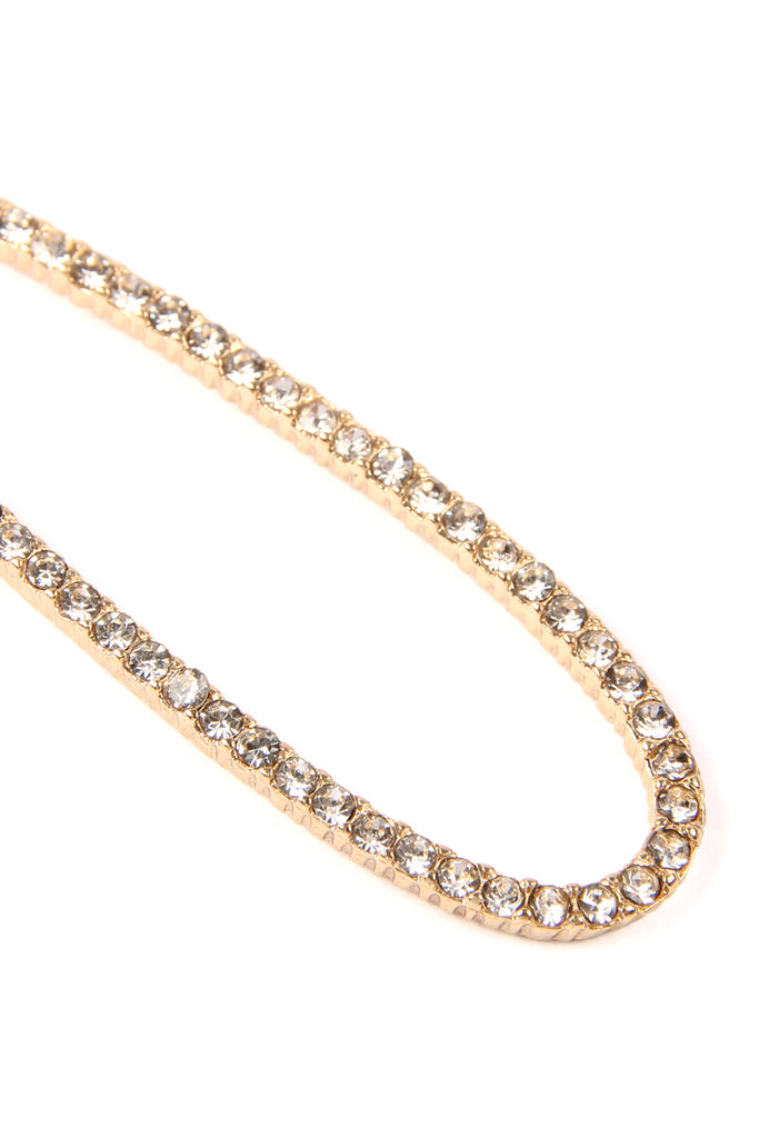 Open Cut Teardrop Crystal Earrings