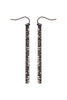 MYE1048 - RHINESTONE BAR DROP EARRINGS