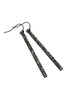 MYE1048 - RHINESTONE BAR DROP EARRINGS