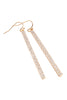 MYE1048 - RHINESTONE BAR DROP EARRINGS