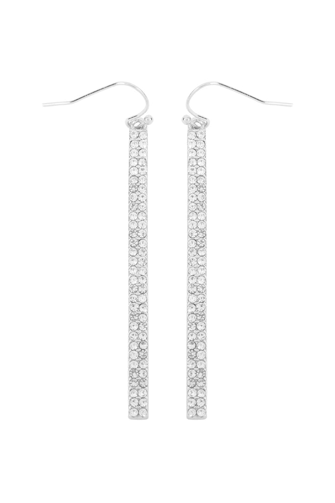 MYE1048 - RHINESTONE BAR DROP EARRINGS