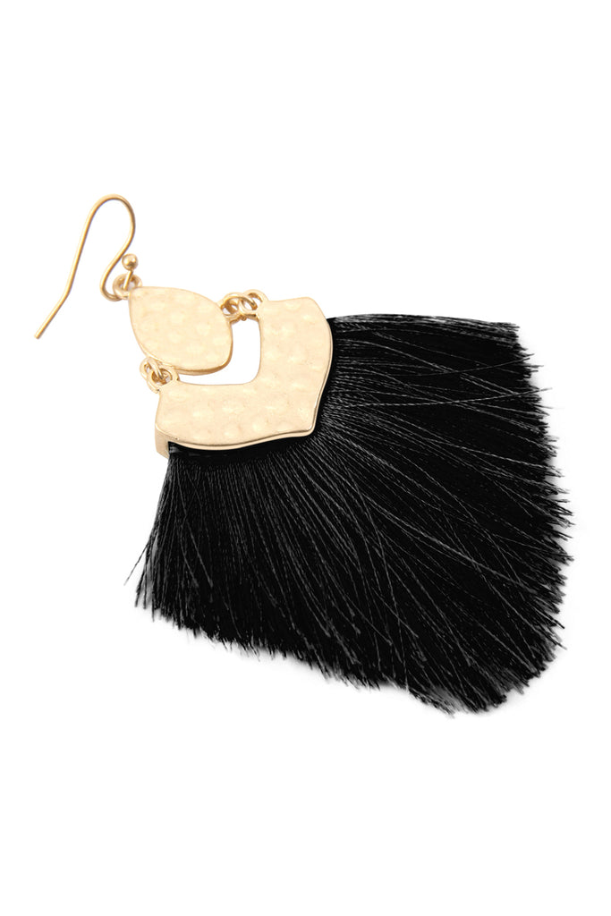 FRINGE TASSEL DROP EARRINGS