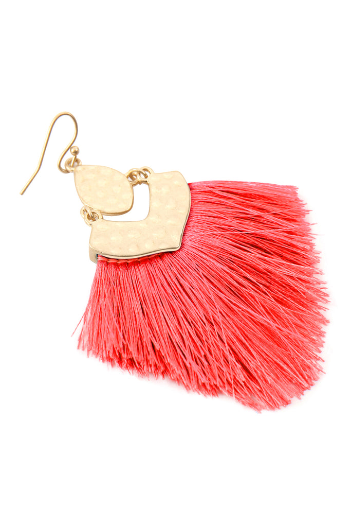 FRINGE TASSEL DROP EARRINGS