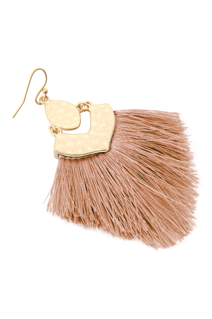 FRINGE TASSEL DROP EARRINGS