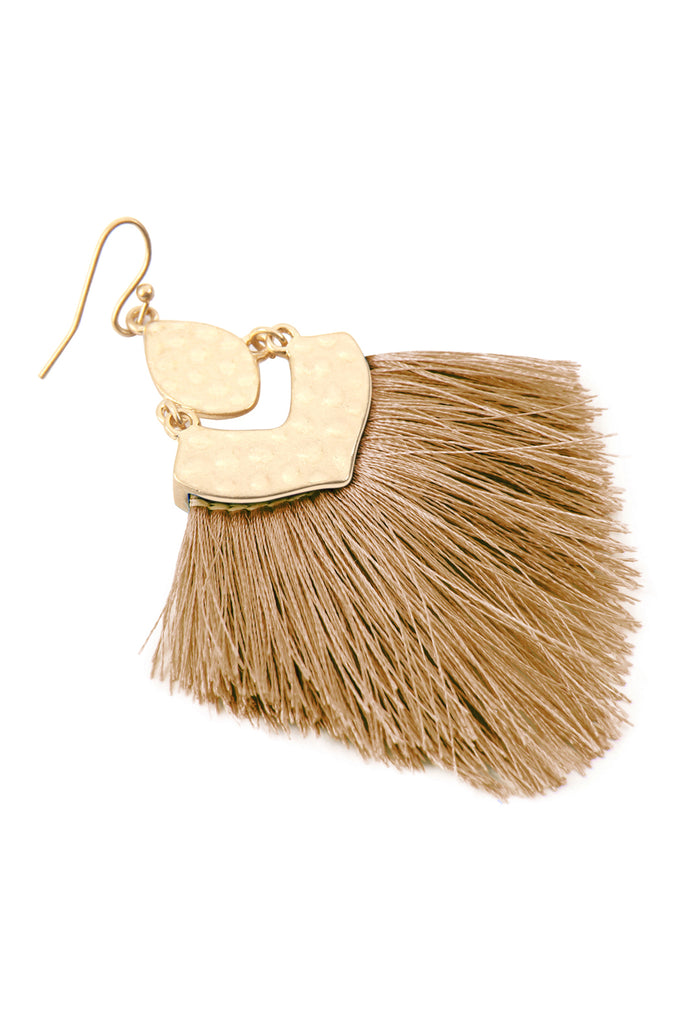 FRINGE TASSEL DROP EARRINGS