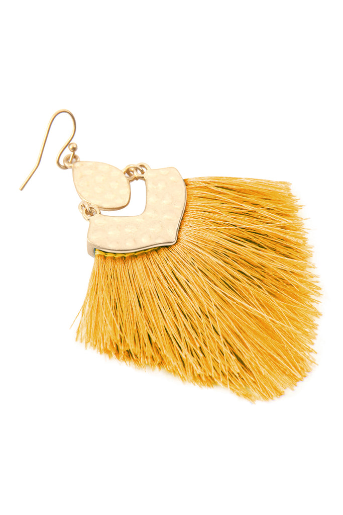 FRINGE TASSEL DROP EARRINGS