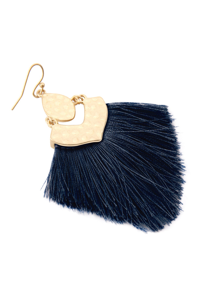 FRINGE TASSEL DROP EARRINGS