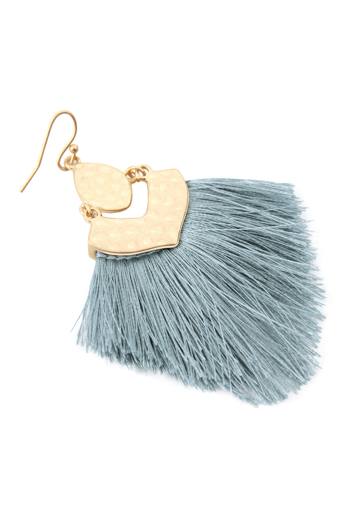 FRINGE TASSEL DROP EARRINGS