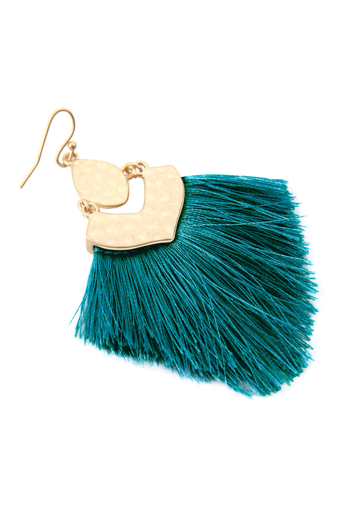 FRINGE TASSEL DROP EARRINGS