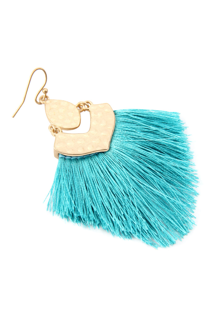 FRINGE TASSEL DROP EARRINGS