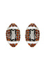 MYE1116 - SPORTS BALL RHINESTONE POST EARRINGS
