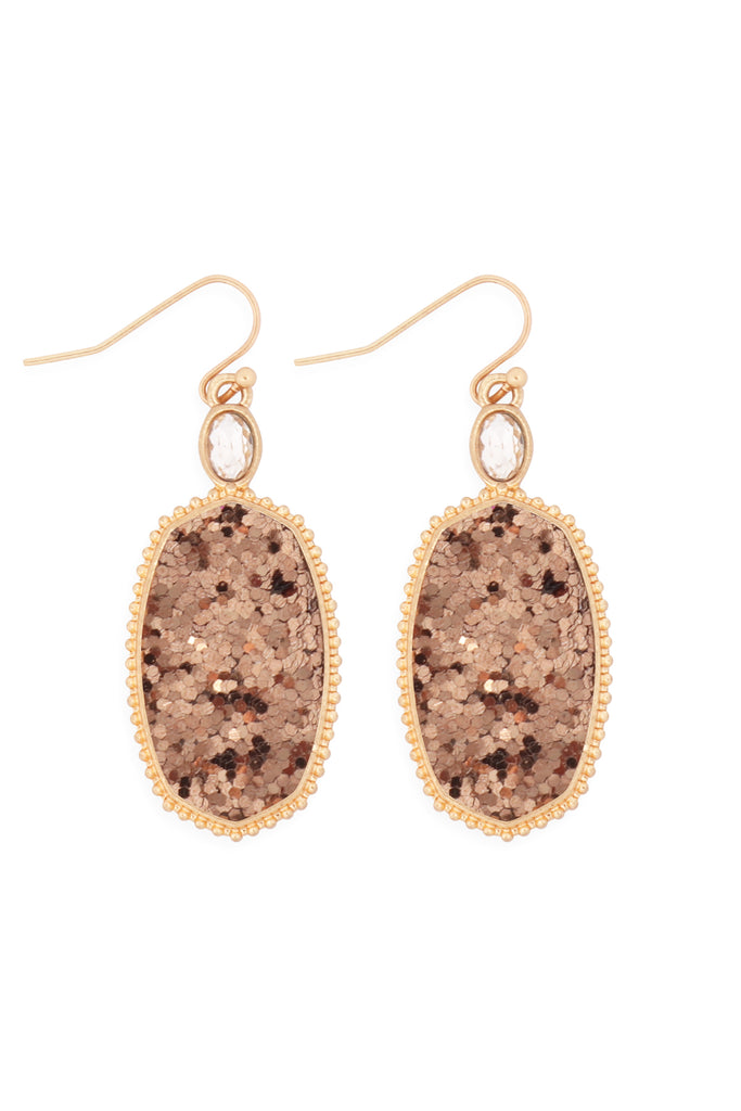 MYE1308 - FACETED SEQUIN DROP EARRINGS