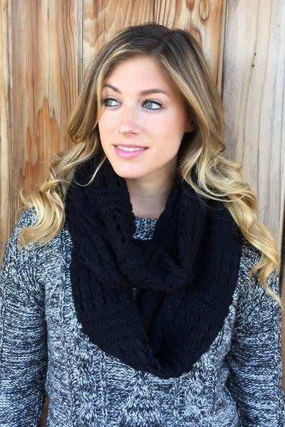 Textured Infinity Scarf