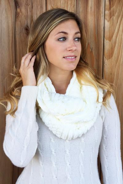 Textured Infinity Scarf
