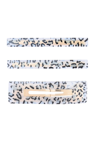 ROUND TUCK COMB PRINTED HAIR ACCESSORIES